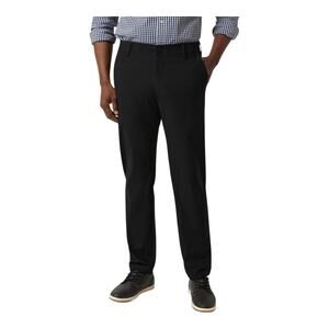 NEW Savane Comfort Waist Dress Pants Size 44 X 30 No Iron Caviar MSRP $75